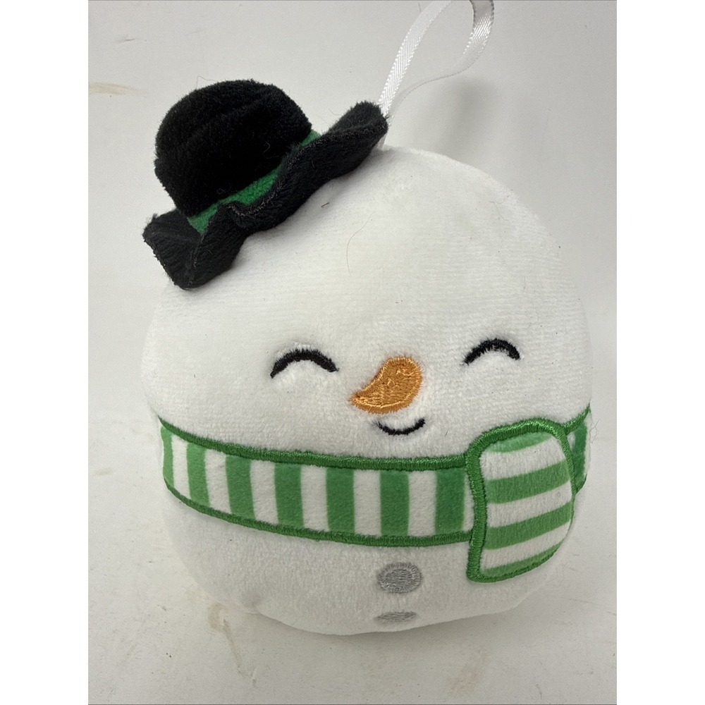 Manny Squishmallow Micromallows Advent Calendar 2024 Christmas Snowman Ornament